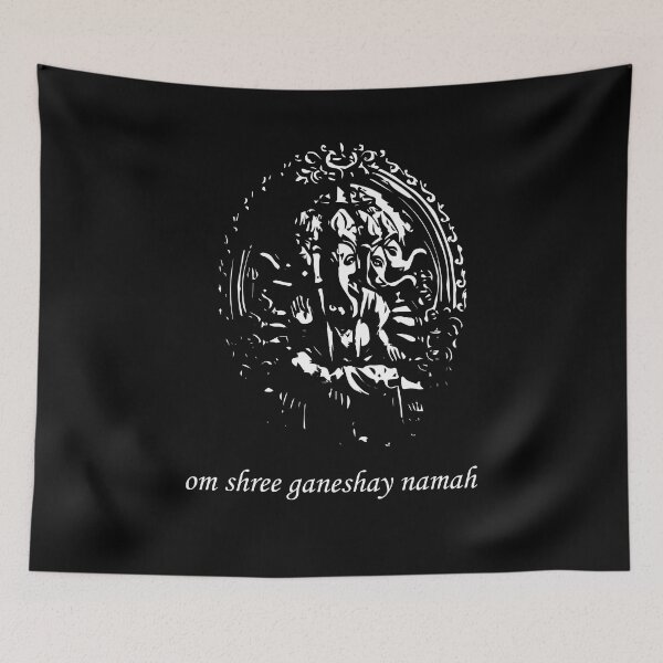 Item preview, Panchmukhi Ganesh black and wthite t-shirt | Panchmukhi Ganesh t-shirt  designed and sold by KARTICK DUTTA.