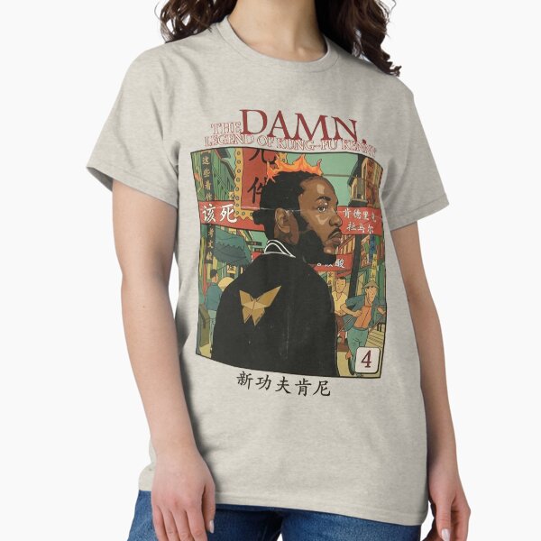 Aperçu de l'œuvre Kendrick DAMN Kungfu créée et vendue par DesignUSArt.