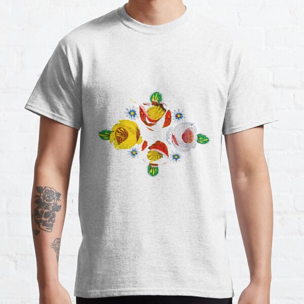 Canal flowers in the rain Classic T-Shirt