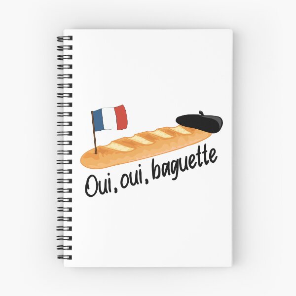 Aperçu de l'œuvre Oui Oui Baguette - Français drôle créée et vendue par TheInkElephant.