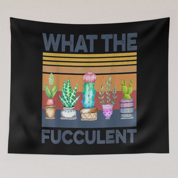 Item preview, What the Fucculent Cactus Succulents Plants Classic . designed and sold by mischfwresch.