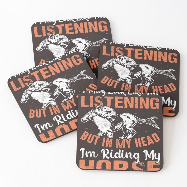 Item preview, I May Look Like I'm Listening But In My Head I'm Riding My Horse designed and sold by RED FIR.