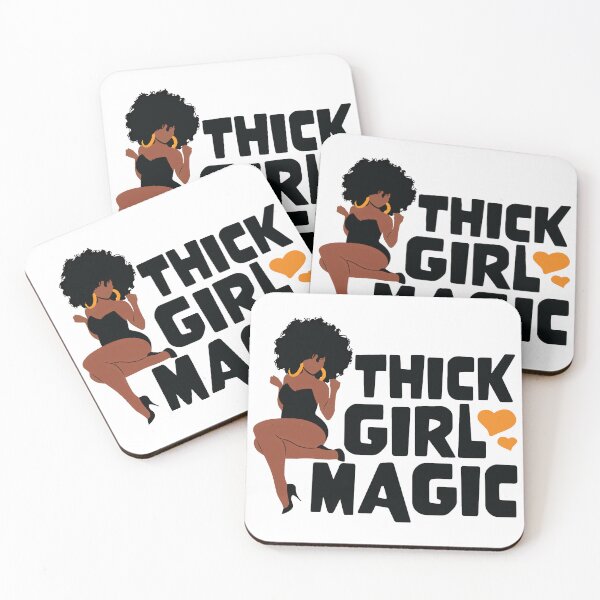 Item preview, Thick Girl Magic Black Woman designed and sold by DeGeo.