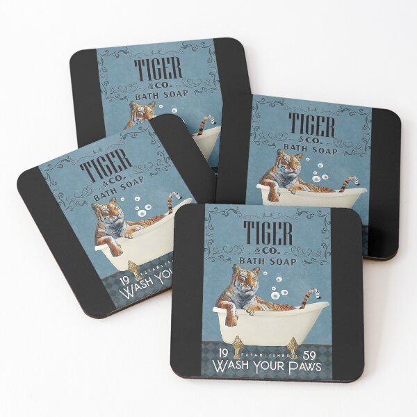 Item preview, Tiger & CO Bath Soap Wash Your Paws - Tiger Bath Soap 19 Established 59 Wash Your Paws designed and sold by douglasNVD.