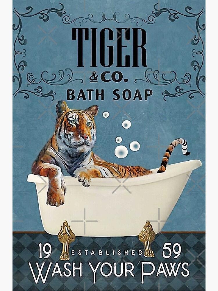 Vintage Bengal & Co. Bath Soap Established 1959 Wash Your Paws