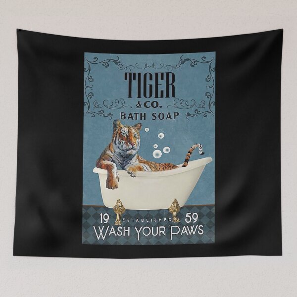 Item preview, Tiger & CO Bath Soap Wash Your Paws - Tiger Bath Soap 19 Established 59 Wash Your Paws designed and sold by douglasNVD.