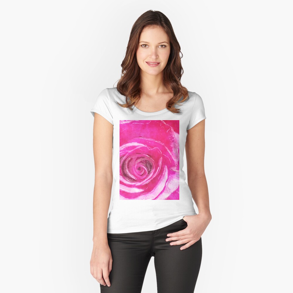 Item preview, Fitted Scoop T-Shirt designed and sold by bywhacky.
