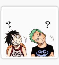 One Piece : Luffy x Zoro Sticker