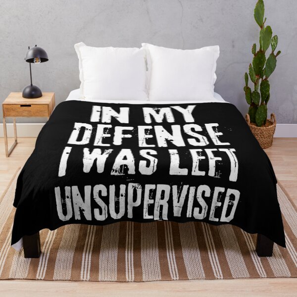 Item preview, Funny Vintage Grunge In My Defense I Was Left Unsupervised designed and sold by ohmier.