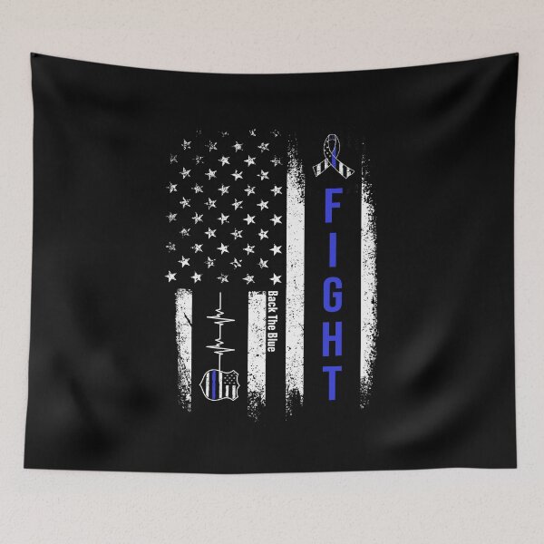 Item preview, Best Back The Blue American Flag Police Officer Memorial Independence designed and sold by adsmod.