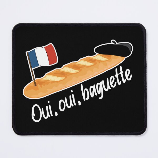 Item preview, Oui Oui Baguette - Funny French  designed and sold by TheInkElephant.