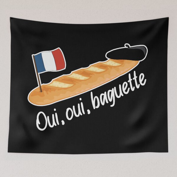 Item preview, Oui Oui Baguette - Funny French  designed and sold by TheInkElephant.
