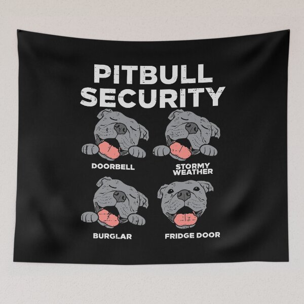 Item preview, Pitbull Security Funny Pitties Pitty Dog Lover Owner Gift designed and sold by PerkinsAarav.