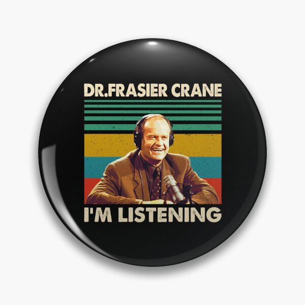Item preview, Dr. Frasier Crane I'm Listening Vintage Retro designed and sold by VitaWeber.