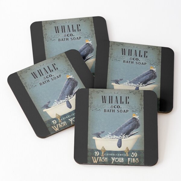 Item preview, Whale & CO Bath Soap Wash Your Paws - Whale Bath Soap 19 Established 59 Wash Your Paws designed and sold by douglasNVD.