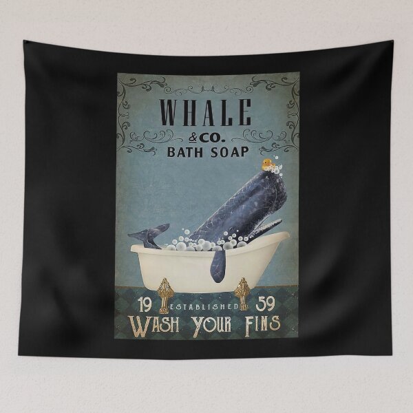 Item preview, Whale & CO Bath Soap Wash Your Paws - Whale Bath Soap 19 Established 59 Wash Your Paws designed and sold by douglasNVD.