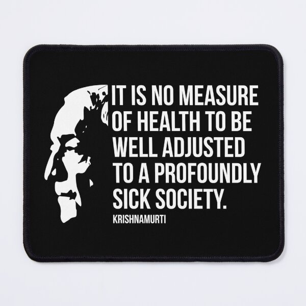 Item preview, Jiddu Krishnamurti Words Of Wisdom Inspirational Quote designed and sold by designandclouds.
