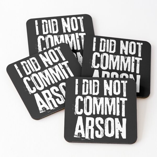 Item preview, Funny Vintage Distressed Grunge, I Did Not Commit Arson designed and sold by ohmier.