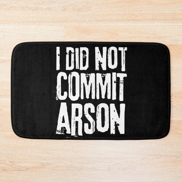 Item preview, Funny Vintage Distressed Grunge, I Did Not Commit Arson designed and sold by ohmier.