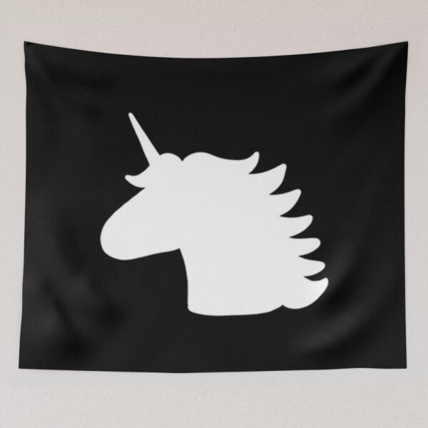 Item preview, White unicorn head Classic . designed and sold by mischfwresch.