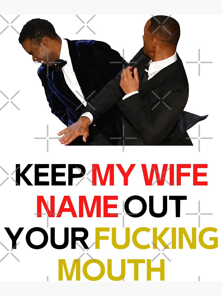 Will Smith Slap Funny Birthday Card Chris Rock Meme (Instant Download) 