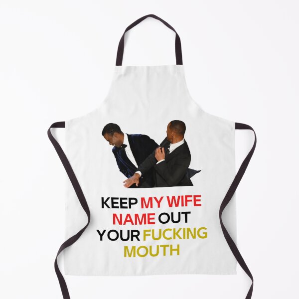 Item preview, Funny Gift For Will Smith Slaps Chris Rock Meme Keep My Wife Name Out Your Fucking Mouth Active designed and sold by KennyBins1980.