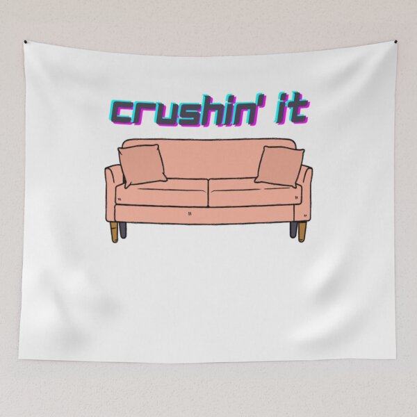 Item preview, Crushin' It Funny Retro Dad Shirt designed and sold by MillyJordanCo.