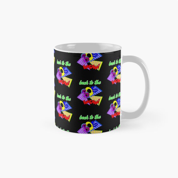 Item preview, Back to the 80's retro wow colourful typography and triangles designed and sold by virtualedu.