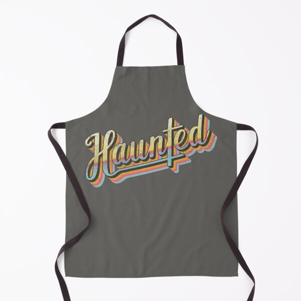 Item preview, Distressed Retro HAUNTED slogan designed and sold by TrulyEpoque.
