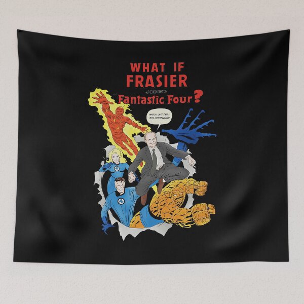 Item preview, Frasier Fantastic Four 90s Aesthetic Design designed and sold by VitaWeber.