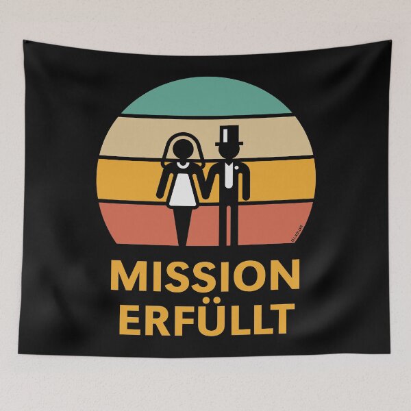 Item preview, Mission Accomplished (Wedding / Newlyweds / Sunset / 5C) designed and sold by Roderix.