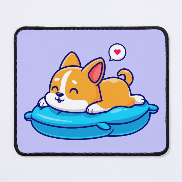 Item preview, Cute corgi sleeping on pillow designed and sold by ReydaDesign.