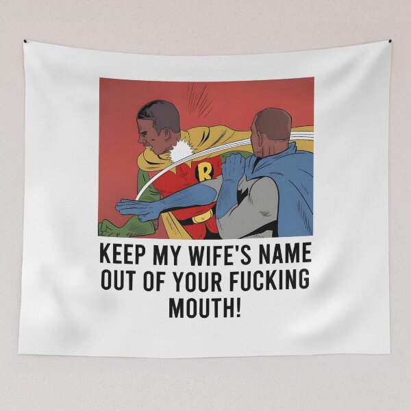 Item preview, Funny Gifts For Will Smith Slaps Chris Rock Keep Name Out Of Your Fucking Mouth Comic Meme 20 designed and sold by KennyBins1980.
