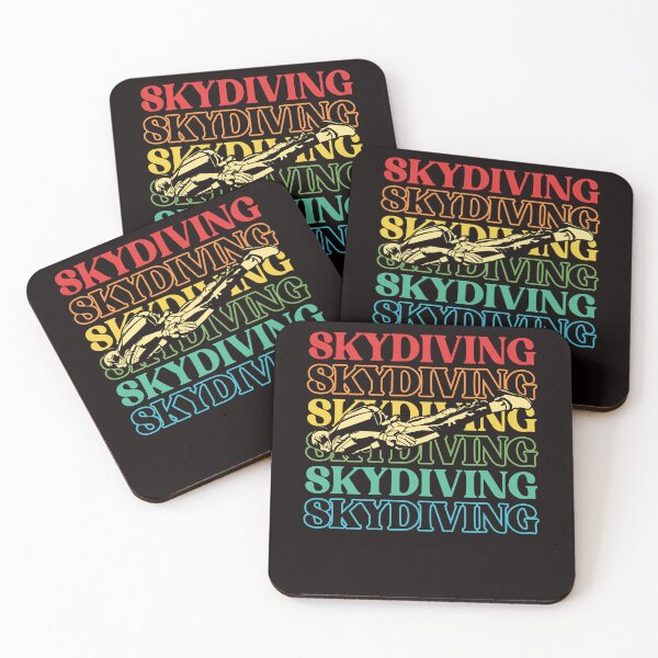 Artikelvorschau, Retro Skydiving Vintager Fallschirmspringer-Fallschirmspringer entworfen und verkauft von TomGiantDesigns.