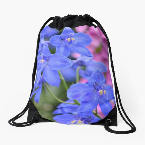 Item preview, Blue Delphinium Garden flowers  designed and sold by Monika Howarth.
