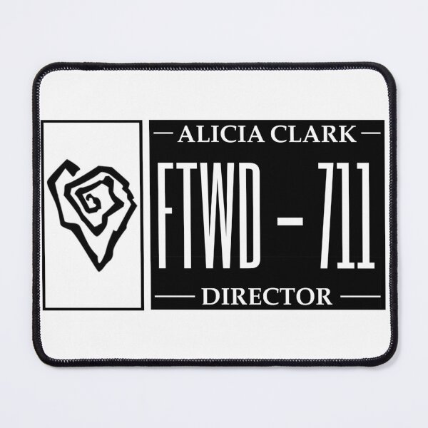 Item preview, Alicia Clark Tattoo Director Plate Number designed and sold by Queen-V-art.