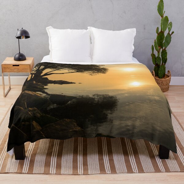 Item preview, Silky Sunshine - Waterside Sunrise on Lake Ontario in Toronto designed and sold by Georgia Mizuleva.