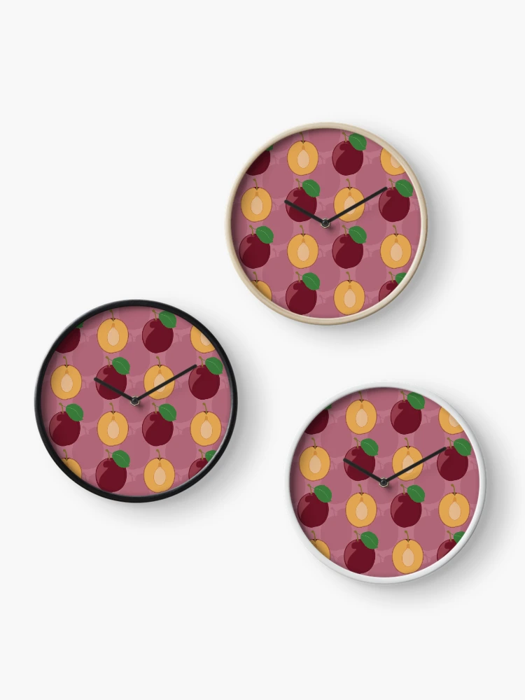 Thumbnail 3 of 4, Clock, Plum Pudding designed and sold by grumpyteds.