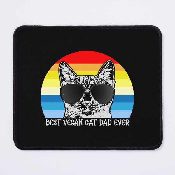 Item preview, Best Vegan Cat Dad Ever Vintage Essential . designed and sold by sikesgmpodvi.