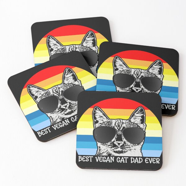 Item preview, Best Vegan Cat Dad Ever Vintage Essential . designed and sold by sikesgmpodvi.