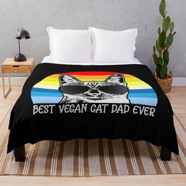 Item preview, Best Vegan Cat Dad Ever Vintage Essential . designed and sold by sikesgmpodvi.