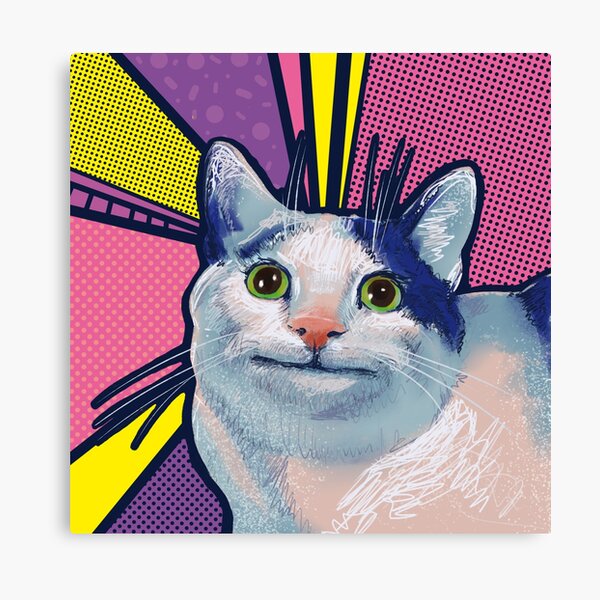 Popping Cat Meme  Photographic Print for Sale by Merch-On