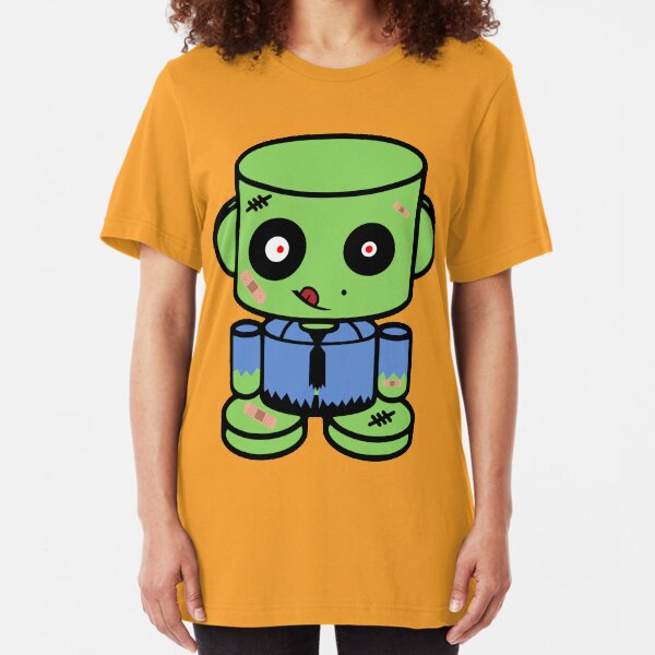 Thato Duende ZOMBIO'BOT Toy Robot Slim Fit T-Shirt