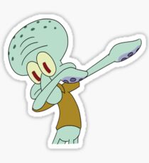 Squidward Dab Sticker