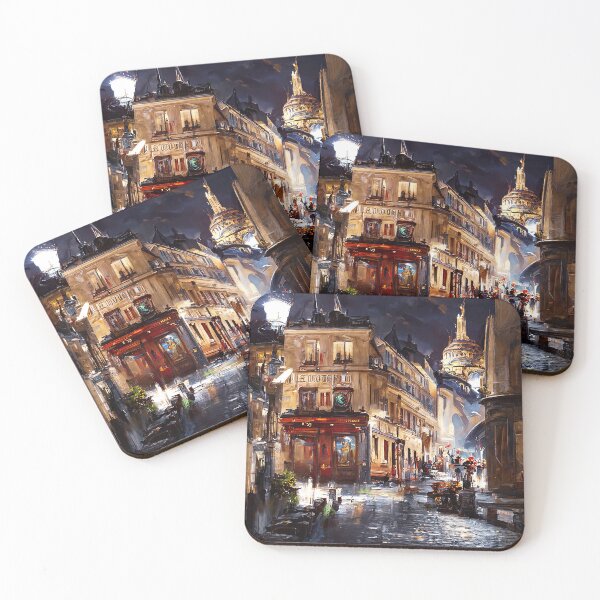 Item preview, Streets of Paris designed and sold by AM FineArtPrints.