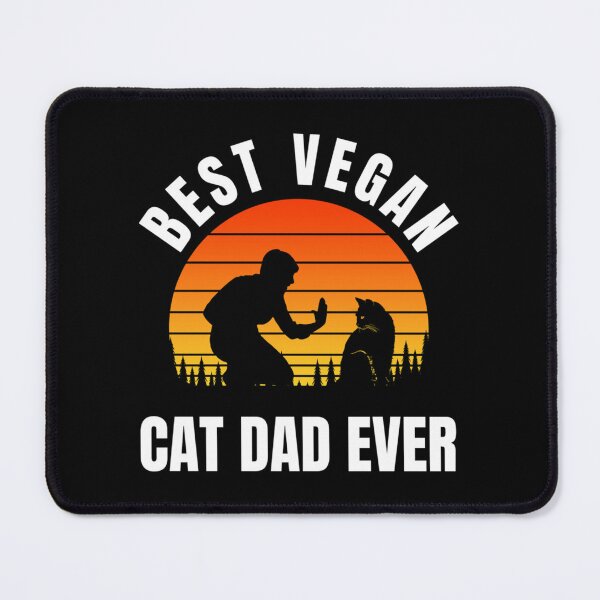 Item preview, Best Vegan Cat Dad Ever, Funny Cat Dad Classic . designed and sold by sikesgmpodvi.