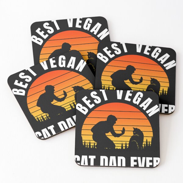 Item preview, Best Vegan Cat Dad Ever, Funny Cat Dad Classic . designed and sold by sikesgmpodvi.