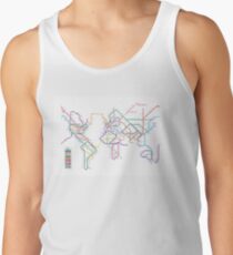 World Tube Metro Map Tank Top