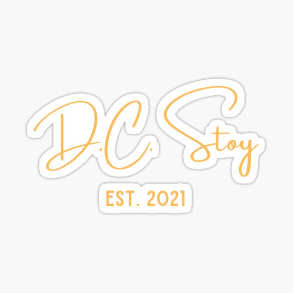 D.C. Stoy (Gold Print) Sticker