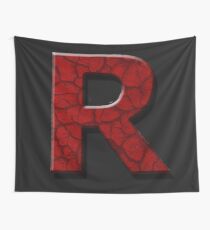 Team Rocket Pokemon Symbol Wall Tapestry